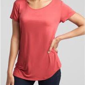 Peruvian Connection Red Short Sleeve Top
